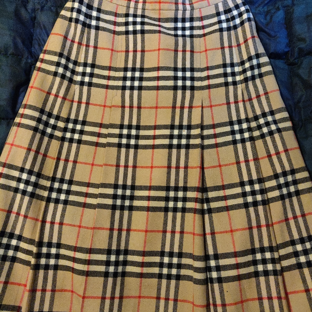 Plaid Skirt 100% Wool